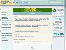 Tablet Screenshot of hondurasgateway.hn